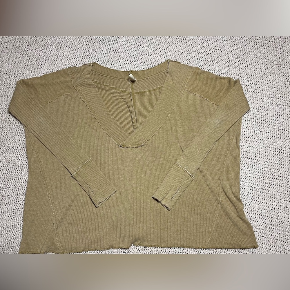 Casual Olive Green Women's Top - Free People